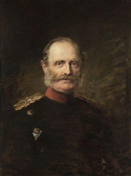Franz Kops Ir. konigl. Hoheit Prinz Georg, Herzog zu Sachsen im Jahre 1895 - Studie nach dem Leben oil painting image